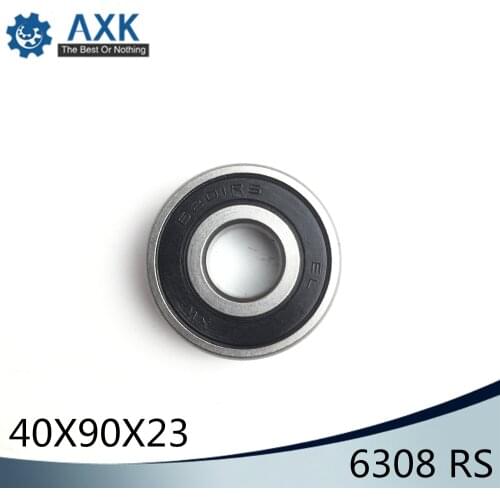 6308RS Bearing ABEC-3 (1 PCS) 40*90*23 mm Deep Groove 6308-2RS Ball Bearings 6308RZ 180308 RZ RS 6308 2RS EMQ Quality