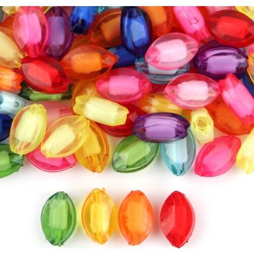 50pcs/Lot Acrylic Oblate Spaced Beads Round irregularBeads For Jewelry Making DIY Kids Puzzle Handmade Charms Bracelet Earrings