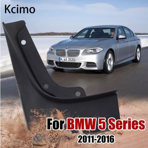 4PCS For BMW 5 Series F10 2011~2016 Front Rear Car Fender Mud Guard Flaps Splash Flap Mudguards Accessories 2012 2013 2014 2015