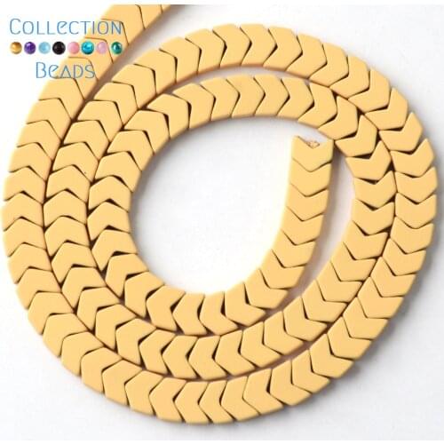 Natural Stone Orange Rubber Arrow Hematite Round Spacer Loose Beads For DIY Jewelry Making Necklace Bracelet Accessories 6x3mm