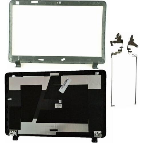 GZEELE New For HP ProBook 450 G2 455 G2 LCD Back Cover Top Case Rear Lid 768123-001 AP15A000100 black/hinge