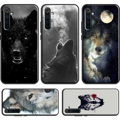 Animal The Wolf Howl Case For OnePlus 8 7 Pro Nord 7T For OPPO Realme 6 7 X2 X7 X50 Pro XT C3 Reno 4 Pro A9