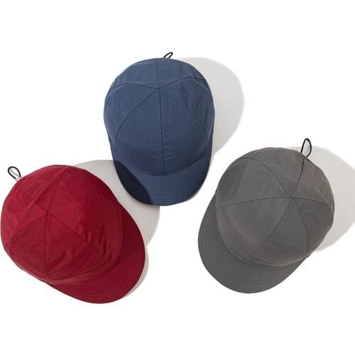 Clape Short Brim Baseball Cap Unisex Summer Solid Thin Mesh Portable Quick Dry Breathable Sun Hat Golf Running Hiking Camping