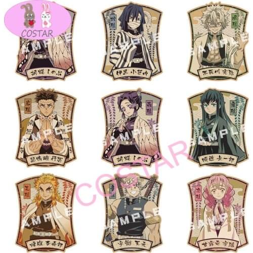 COSTAR Anime Demon Slayer Kimetsu No Yaiba Kisatsutai Shinobu Keychain Bag Accessories