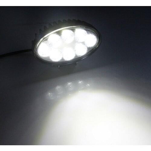 Oval LED Flood Fog Light Work Lamp OffRoad 6000K 5inch 60W Truck Waterproof Dustpoof Rustproof High Quality Beauty Exterior