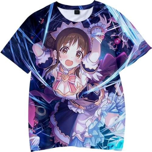Anime Game T-Shirt Princess Connect Re Dive 3D Printed Streetwear Loli Girls Men Women Fashion T Shirt Oversize Tees Tops Unisex