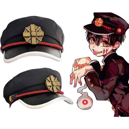 Toilet-Bound Hanako-kun Yugi Amane Cosplay Hat Toilet bound Navy Style Hanako kun Cap Costume Props