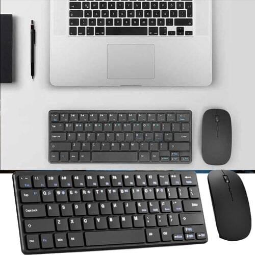 Ergonomic Mouse Keyboard 1200DPI Set Laptop Notebook Combo 2.4G Wireless PC for Household Computer Safety Parts