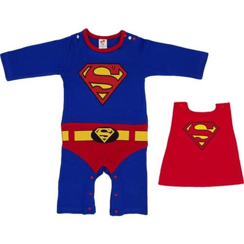 2Pcs/1Set Kids 70-95Height Baby Boys Girls Crawling Clothing Infant Jumpsuit 100%Cotton Newborn Boy Girl Cloak And Bodysuits