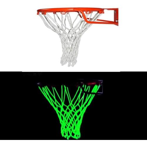 Light Up Basketball Net Heavy Duty Basketball Net Replacement Shooting Training Glowing Light Luminous Basketball Net