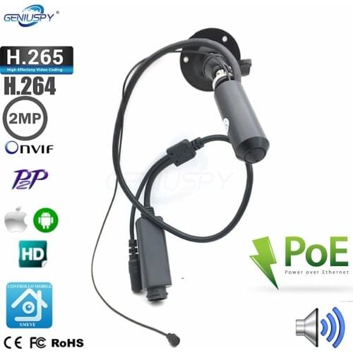 1080P POE Mini IP Camera Bullet Web Camera HD Indoor Color IP Home Security Camera Surveillance Network Vedio Camera Onvif Audio