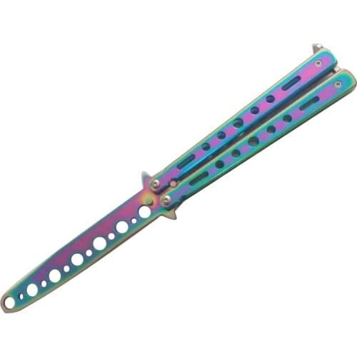 Beginner Butterfly Knife Bladeless Metal Folding Butterfly Knife Hand Tool Butterfly Practice Knife Training Butterfly Comb