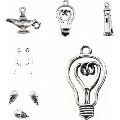 Wecharms bulk charms for jewelry making kit pendant diy jewelry accessories Lightning Charms