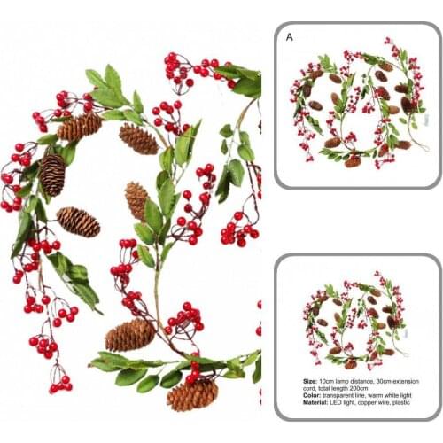 Useful Reliable Pine Cone Shape LED Christmas Lamp Anti-rust Night Lamp Durable for Party