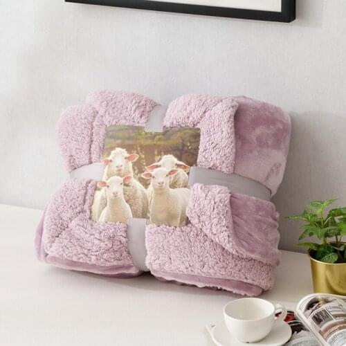 Simple Solid Color Fleece Sofa Blanket Soft Plush Chair Lounge Rugs Warm Sleeping Bed Tapestry Bedspread Bedding Decor