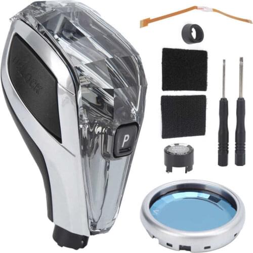 Gear Shift Knob with Start Switch Cover Replacement for BMW 3 Series G20 2019-Present Crystal Glass + ABS Car-styling