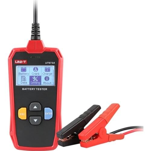 UNI-T UT673A/UT675A 12v Battery Capacity Tester automobile batteries Tester,For Garage workshop Auto Tools Mechanical Check