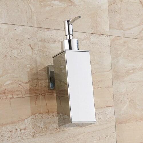 Vidric Carlisle square silver kitchen bathroom bathroom soap dispenser hotel soap dispenser available push