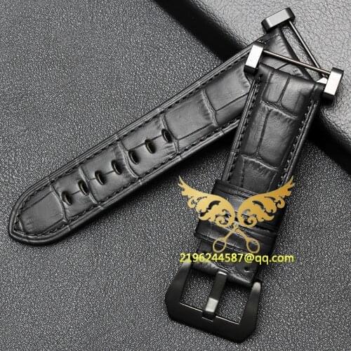 2016 Hight quality Brown For Suunto Core Watch Band 24MM Genuine Leather Handmade Strap + PVD Clasp+Adapters+Tools