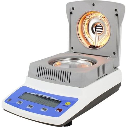 0.01-120g 0.005-120g 0.002-120g 0.001-120g Halogen Moisture Analyzer Tester Meter with LCD Screen Hygrometer Tool