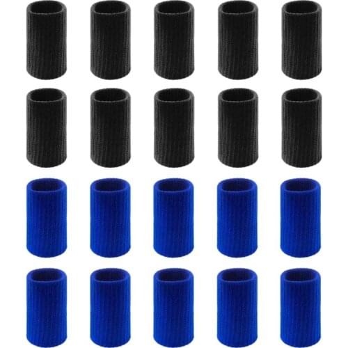 20Pc Finger Sleeves Protectors Sport Finger Sleeves Thumb Brace Support Elastic Thumb Sleeves