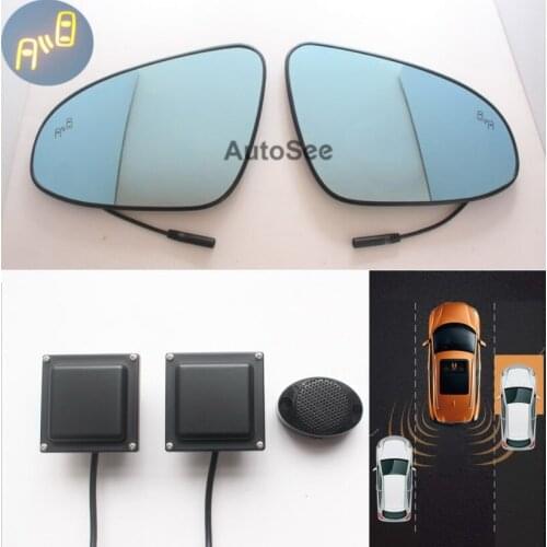 2015 for Toyota Camry BSD BSM blind spot detection 24GHZ MWR Radar Sensor Mirror LED light warning alarm