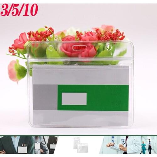 3/5/10PCS Health Card Vaccine Card Protective Case Waterproof Pvc Soft Card Case Vaccination Card Set Id Card