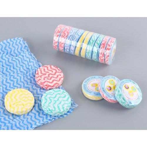 5Pcs/set Multi-purpose Portable Travel Non-woven Fabric Disposable Compressed Towel Mini Face Care Hand Towel For Outdoor Sports