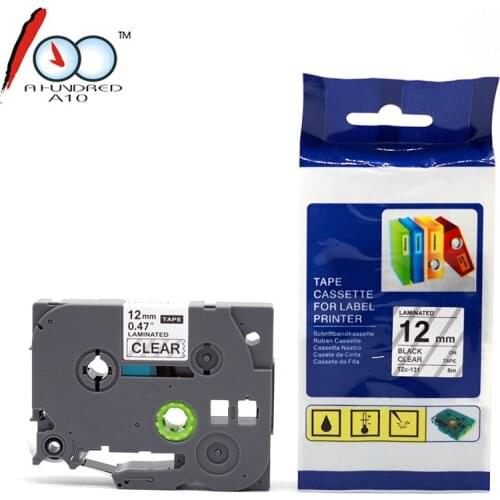 Black On White Label Tape For Brother TZ 231 TZe231 tze-231 tz-231 131 431 531 631 731 221 P-Touch Label laminated Maker