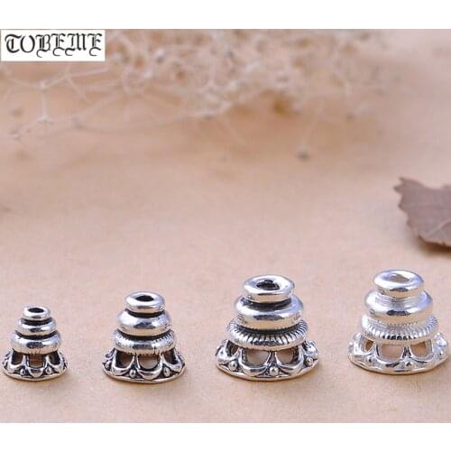 100% 925 Silver Tibetan Guru Bead Tower Sterling SilverTibetan Malas Guru Tower Malas Findings Bead