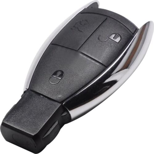 3 Buttons Car Key Shell Auto Remote Control Housing Case Replacement Car Key Accessories Fit for Mercedes Benz E+M+C Class