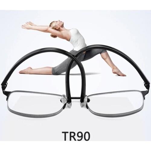 Flexible Progressive Reading Glasses Men Women Anti Blue Light Far Near Presbyopia Glasses TR90 Unbreakable Extra Hardening Lens