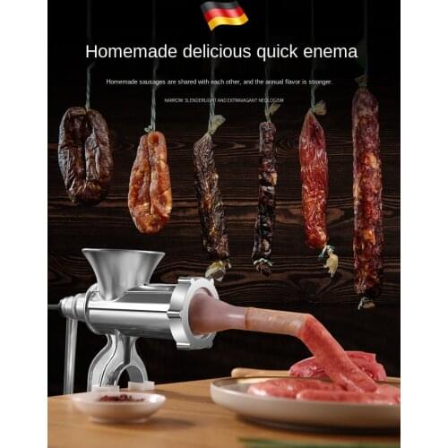 Sausage Filling Machine Household Sausage Machine Sausage Filler Manual Meat Grinder Sausage Artifact for Small Machine Tools