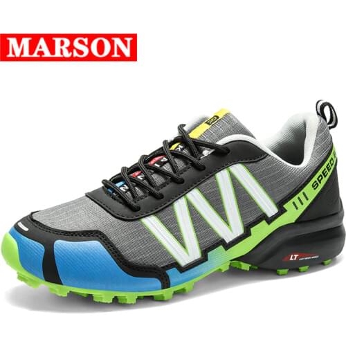 SMS Men Outdoor Hiking Shoes Climbing Sport Breathable Sneakers Tactical Hunting Trekking Shoes Summer Mesh Anti-skid Trainers