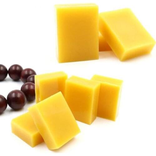 15g Pure Natural Beeswax Wood Seasoning Beeswax Waterproof Solid Bee-wax Furniture Floor Polishing Leather Maintenance Cleaner