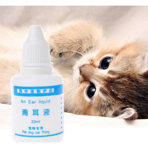Pet Cat Ear Drops Dog Ear Inflammation Anti-dog Ear Mite Medicine Wash Ear Water