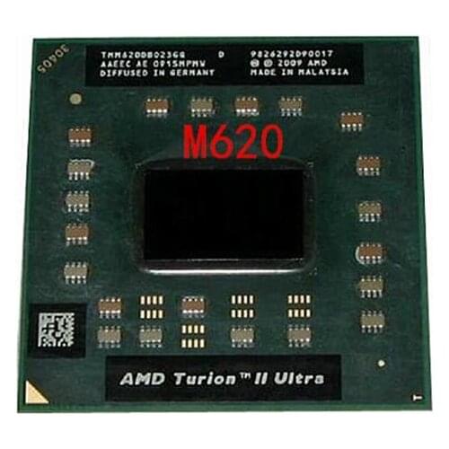 Free shipping M620 Processor 2.50 GHz 2MB L2 Cache Socket S1 (S1g3) PGA638 TMM620DBO23GQ TMM620 Laptop CPU