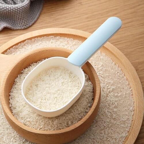 Simple Hanging Multifunctional Plastic Handle Belt Clip Whole Grain Rice Bucket Household Measuring Spoon Kitchen Tool