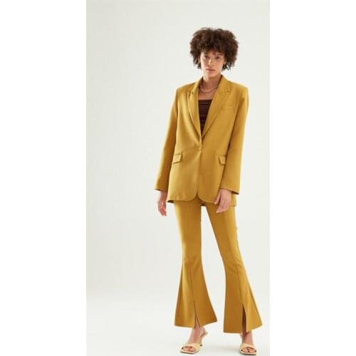 QUZU Women's Trouser Suits With A Jacket