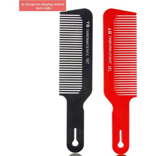 2021 Hot New Flat Head Hair Comb Brush Anti-static Hair Comb Cutting Combs For Salon Hairdressing Comb For Barber Styling Tools