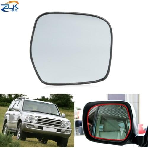ZUK Exterior Rearview Mirror Lens Glass Without Heated Function For Toyota For Land Cruiser 100 1998-2007 4700