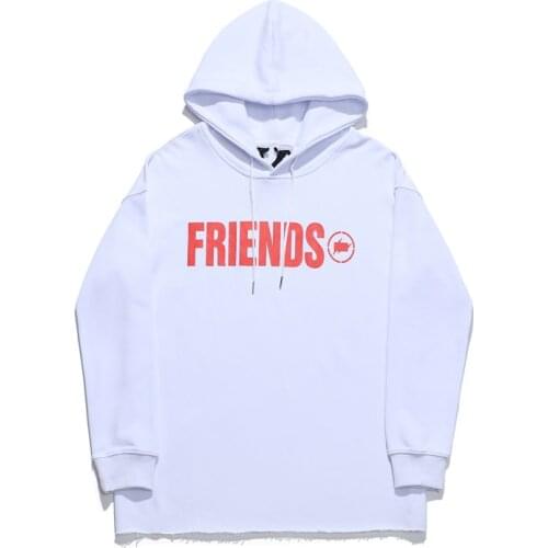 VLONE Hoodies Female Couple Loose Street Sweatshirts Hip Hop Trend Mens Cotton Casual Letter Printing V5667854
