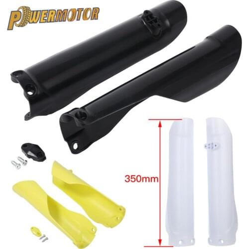 Motocross Front Fork Protector Covers Fork Guards Plastic Frame Protection Cover For SX SXF XC-W EXC-F Husqvarna 2016-2018