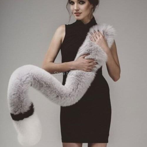 2019 New Arrival 11.11 Promotion SJ767 Top Quality Fluffy Fox Women Scarf Wholesale and Retail Girl Fox Cape