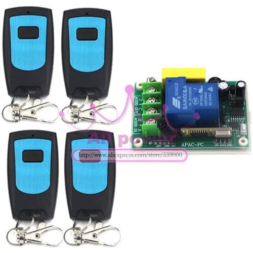 220V/30A type 1 channel LED Lamp switch remote control light switch