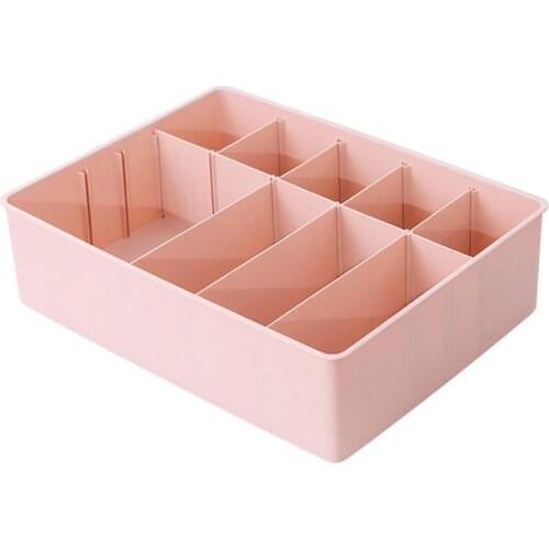 60% Hot Sale Multi Grid Underwear Organizer Closet Bras Briefs Socks Ties Storage Drawer Box