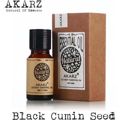 AKARZ Black Cumin Seed Oil for Diffuser Solubility Handmade DIY Soap Scents Candle Scents Superior Quality Perfume Oil