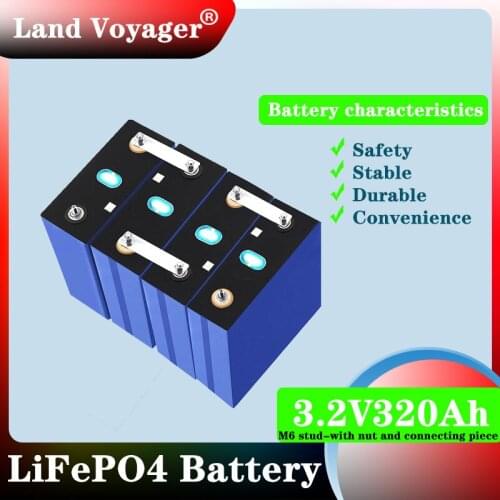 Land Voyager 4-16PCS CATL 3.2V 320AH grade A lifepo4 battery RV 310AH battery pack RV and Solar Energy storage system
