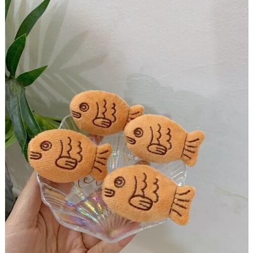 Wholesale Cartoon Cute Snapper Brooch Plush Fish Brooch Backpack Sweater Brooch Snapper Brooch Pin Gift