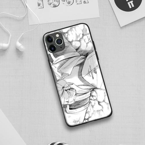 Devote Your Hearts Attack on Titan Levi Soft TPU Glass Phone Case for IPhone SE 6s 7 8 Plus X Xr Xs 11 12 Mini Pro Max Samsung